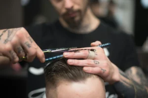 stylist hair cut