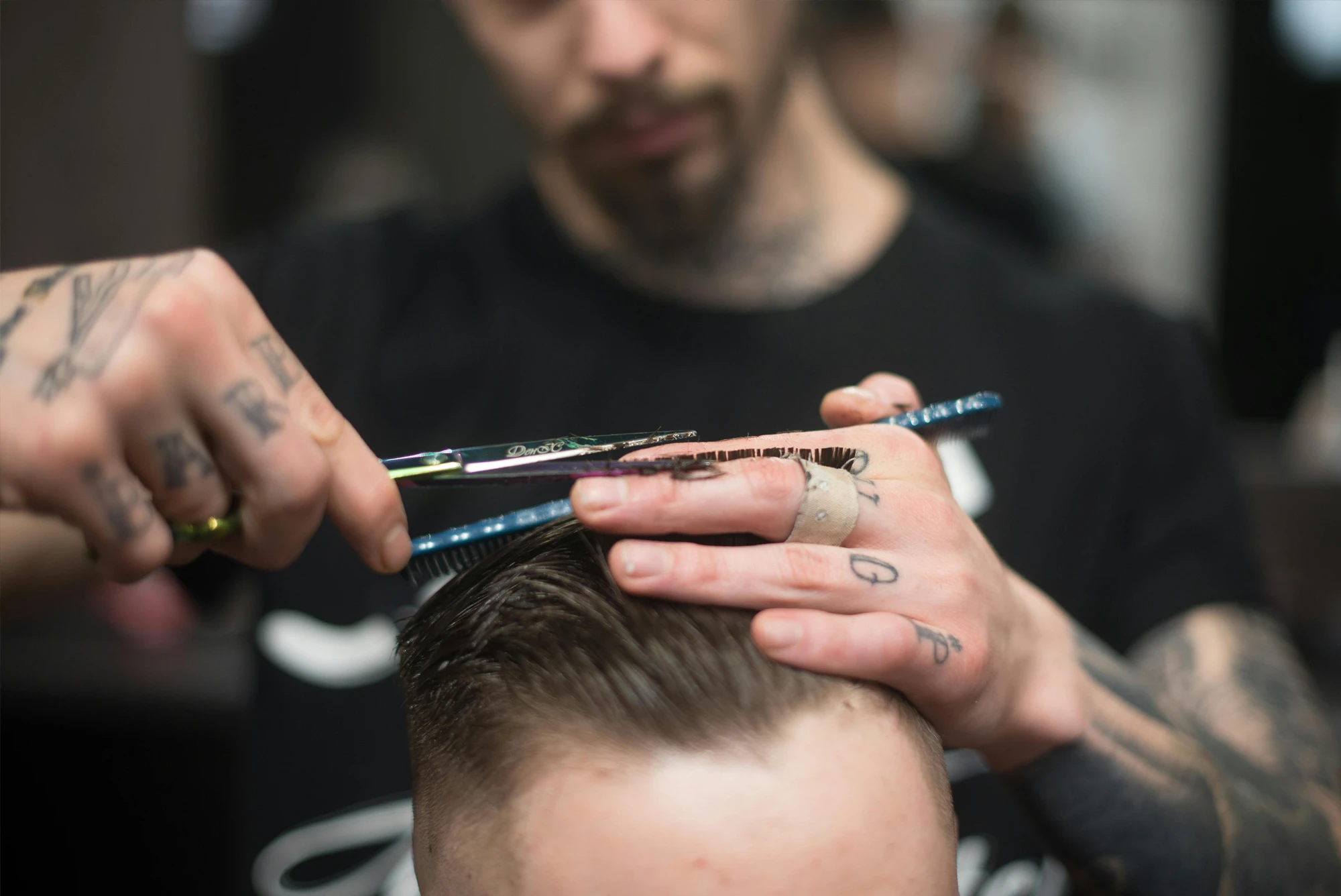 stylist hair cut